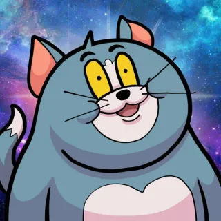 😹 Tom Cat Tom and Jerry Cartoon, Katze, Lustig, Animiert, Charakter, Meme telegram sticker