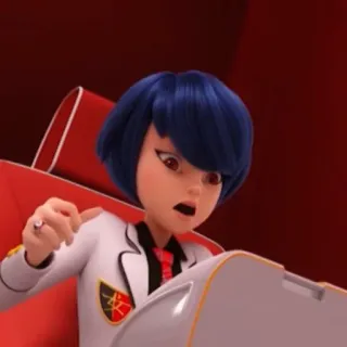 🐉 Kagami Tsurugi Miraculous: Tales of Ladybug & Cat Noir anime, charakter, kagami, tsurugi, miraculous telegram sticker