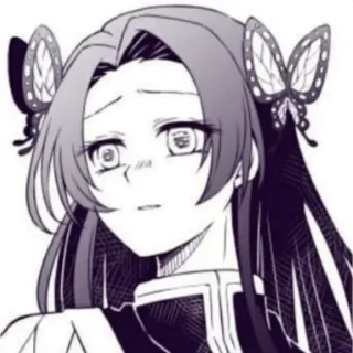 🙂 Kanae Kocho Demon Slayer anime, demon slayer, kanae kocho, manga, butterfly, character telegram sticker