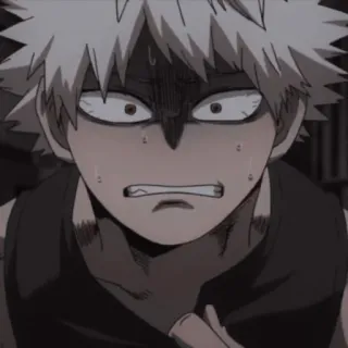 Katsuki Bakugo | @kaptenracing telegram stickers