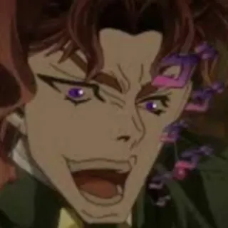 🙋‍♂ Kakyoin Noriaki JoJo's Bizarre Adventure Anime, Manga, Kakyoin, JoJo's Bizarre Adventure, Postać, Kreskówka telegram sticker