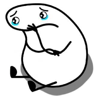 😀 triste, llorando, lágrimas, dibujo, emoción, molesto telegram sticker