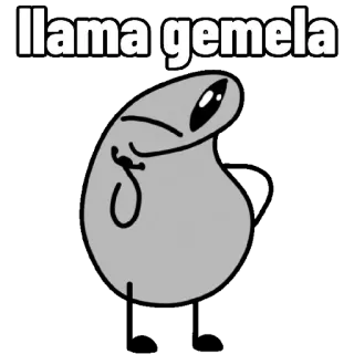 🔥 llama gemela lama, jumelle, flamme jumelle, autocollant, dessin animé whatsapp sticker