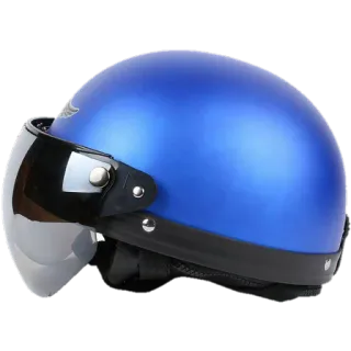 🤕 kask, niebieski, motocykl, wizjer, bezpieczeństwo telegram sticker