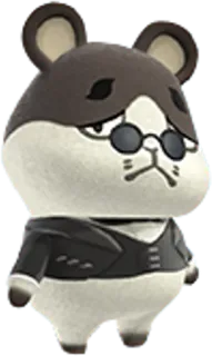 🐹 Raymond Animal Crossing animal crossing, raymond, videospiel, hamster, charakter telegram sticker