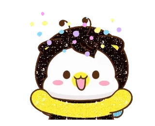 ⭐ kawaii, fofo, animal, personagem, adesivo, sobremesa telegram sticker