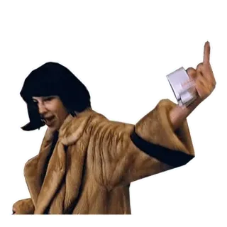 🖕 นิ้วกลาง, หยาบคาย, ไม่สุภาพ, ท่าทาง whatsapp sticker