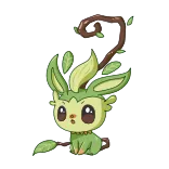 😱 foglia, pianta, carino, verde, kawaii, animale, natura telegram sticker