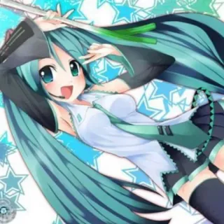 🤯 Hatsune Miku Anime, Vocaloid, Lucu, Jepang, Musik, Idol telegram sticker