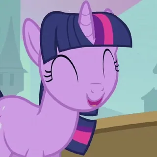 ❤️ Twilight Sparkle My Little Pony Cartoon, Pony, My Little Pony, Twilight Sparkle, Einhorn telegram sticker