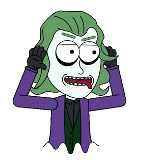 👻 Joker joker, cartoon, villain, comic, dc comics, character, mad whatsapp sticker