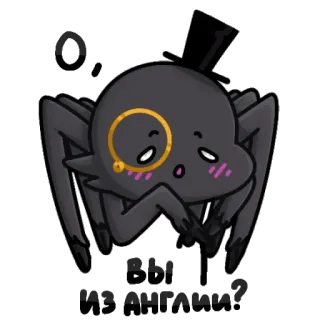 🇬🇧 OwO
What's this? spin, schattig, owo, monocle, hoed, spinnenweb telegram sticker