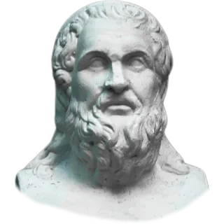 🧔‍♂️ bust, statue, man, beard, sculpture, portrait, classical telegram sticker