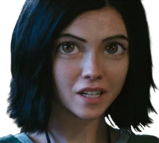 😬 Alita Alita: Battle Angel Alita, Battle Angel, Filme, Cyborg, Mangá, Anime whatsapp sticker