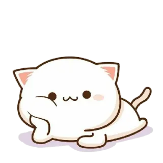 🐼 кот, милый, каваий, животное, питомец, наклейка telegram sticker