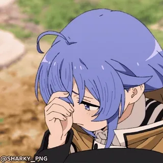 🥹 Roxy Migurdia Mushoku Tensei @SHARKY_PNG telegram sticker