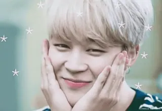 😊 Jimin kpop, jimin, idol, singer, cute telegram sticker
