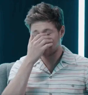🎸 Niall Horan Niall Horan, Facepalm, Triste, Cantor, Celebridade telegram sticker
