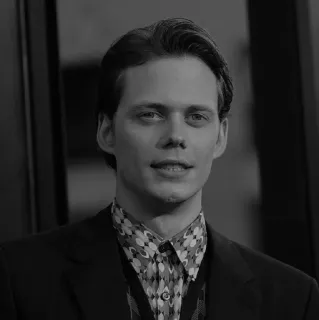 🌪 Bill Skarsgård актер, портрет, знаменитость, мужчина telegram sticker