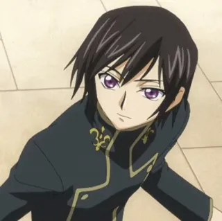 🥀 Lelouch Lamperouge Code Geass Anime, Code Geass, Lelouch, Lamperouge, Personaggio, Personaggio anime whatsapp sticker