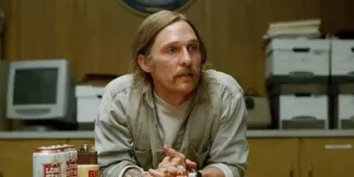 😐 Rust Cohle True Detective hombre, personaje, película, tele, Matthew McConaughey telegram sticker