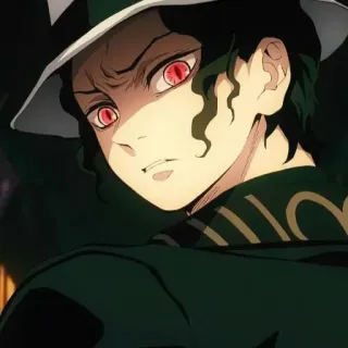 🩸 Muzan Kibutsuji Demon Slayer Anime, Demônio, Vilão, Muzan, Demon Slayer telegram sticker