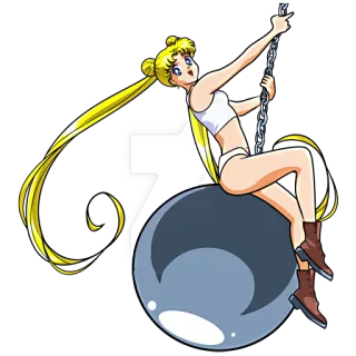 💣 Sailor Moon アニメ, マンガ, カートゥーン, パロディ, セーラームーン telegram sticker