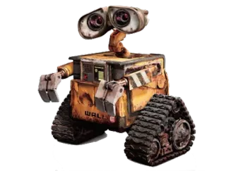 😳 WALL-E robot, animowany, kreskówka, film, disney, pixar telegram sticker