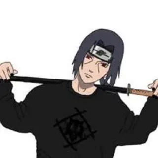 🍇 Itachi Uchiha Naruto Anime, Manga, Ninja, Pedang, Uchiha, Itachi telegram sticker