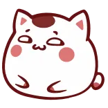 😏 kucing, lucu, kartun, hewan, kawaii whatsapp sticker