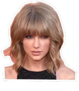 😦 Taylor Swift Taylor Swift, musicien, chanteuse, célébrité, pop star telegram sticker