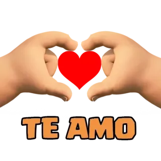 🐟 TE AMO miłość, serce, dłonie, uczucie, romantyzm telegram sticker