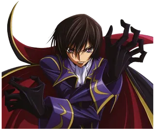 😏 Lelouch Lamperouge Code Geass Anime, Personnage, Lelouch, Code Geass telegram sticker