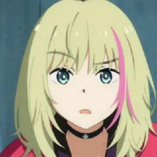 🤔 Anime, Desenho animado, Garota, Personagem, Retrato whatsapp sticker
