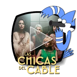 ▶️ Mordecai Cable Girls LAS CHICAS DEL CABLE 케이블 걸스, 넷플릭스, 스페인 드라마, 드라마, 여성, 모데카이, 레귤러 쇼 telegram sticker