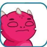 🤔 monstro rosa, desenho animado, criatura, monstro, rosa, personagem whatsapp sticker