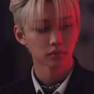 🔓 Felix K-pop, chanteur, portrait, Stray Kids, idol, musique telegram sticker