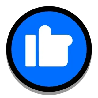 👍 Mi piace, Pollice in su, Approvazione, Social media, Emoji whatsapp sticker