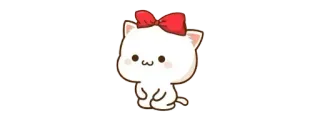 🫖 gatto, carino, sticker, kawaii, cartone animato, animale telegram sticker