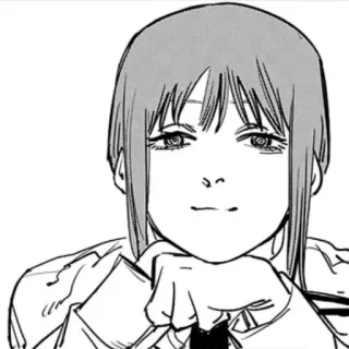 😊 Makima Chainsaw Man makima, chainsaw man, anime, manga, character, woman telegram sticker