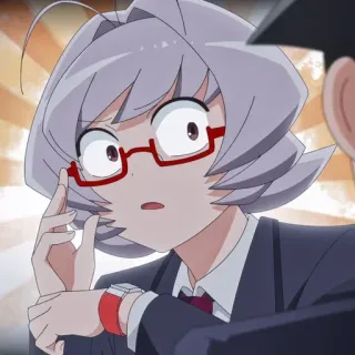 🤓 Komi Shouko Komi Can't Communicate アニメ, マンガ, 古見さんは、コミュ症です。, 古見硝子 telegram sticker