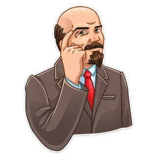 🙂 Lenin Lenin, Figura politica, Sovietico, Comunista, Storico, Leader telegram sticker