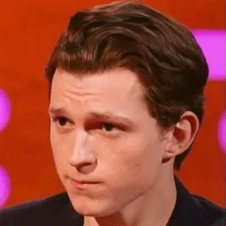 ⚙ Tom Holland actor, celebridad, hombre, retrato whatsapp sticker