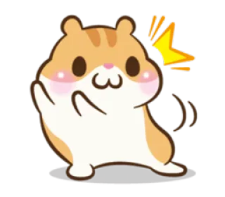 ☺️ 仓鼠, 动物, 可爱, 卡通, 表情符号 telegram sticker
