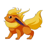 🤪 Flareon pokemon, flareon, ognisty typ, anime, słodki, postać z gry, eeveelution telegram sticker