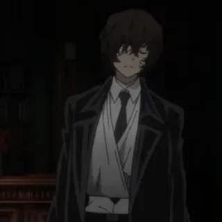 🥀 Osamu Dazai Bungou Stray Dogs anime, character, dazai, bungou stray dogs telegram sticker