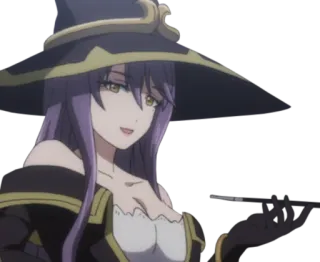 ✍️ anime, mage, witch, fantasy, character telegram sticker