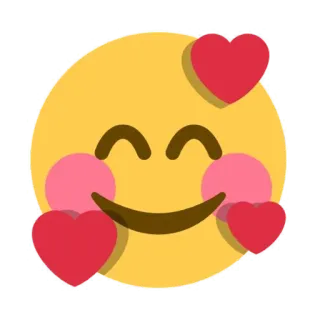 🥰 emoji, love, hearts, happy, cute telegram sticker