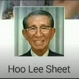 🥵 Hoo Lee Sheet hài hước, chơi chữ, tên, trò đùa telegram sticker
