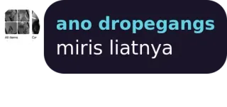 💗 ano dropegangs
miris liatnya telegram sticker